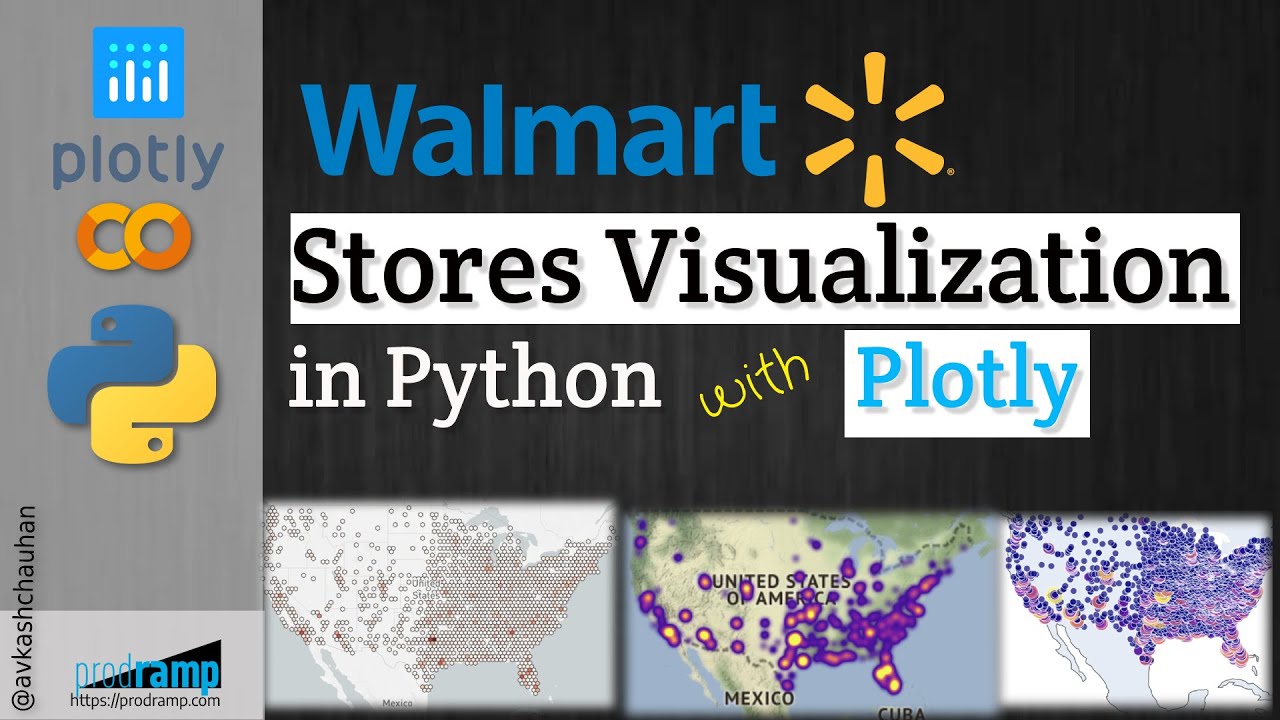 Walmart Stores Geo Visualization in Python with Plotly