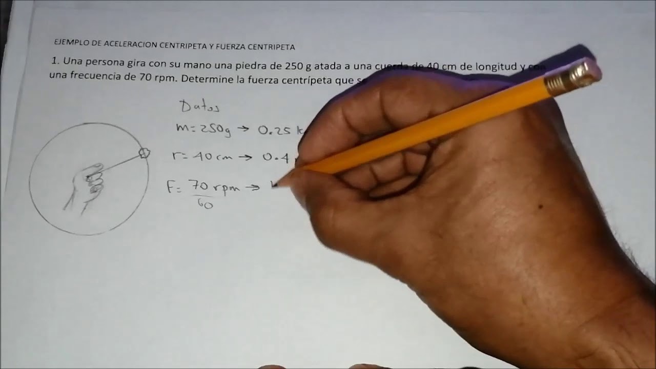 ACELERACIÓN CENTRÍPETA Y FUERZA CENTRÍPETA, CONCEPTOS Y EJEMPLOS