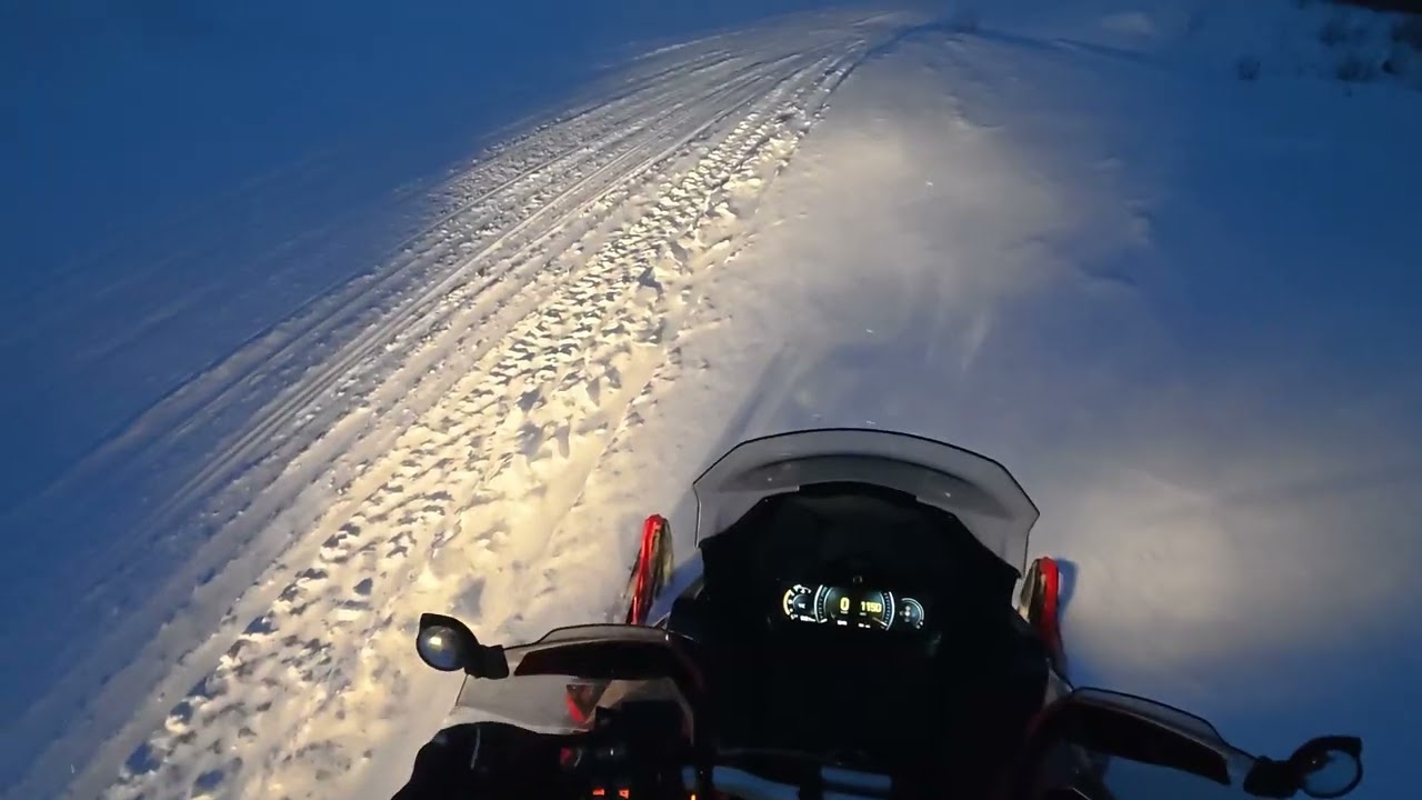 Feb 6 sled ride from Nipissing to the Portage