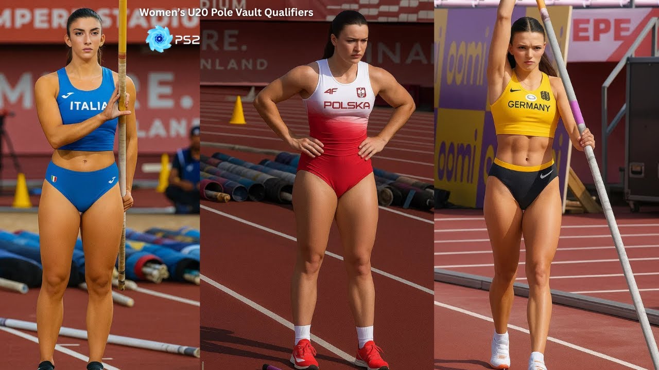 Women's U20 Pole Vault Qualifiers #femaleathletes #womenspolevault #femalepolevaulters