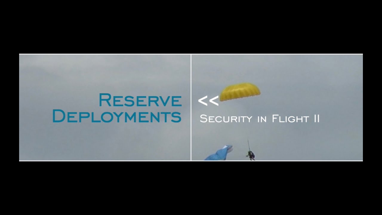 Learn the right way to throw your Reserve : Paragliding Safety