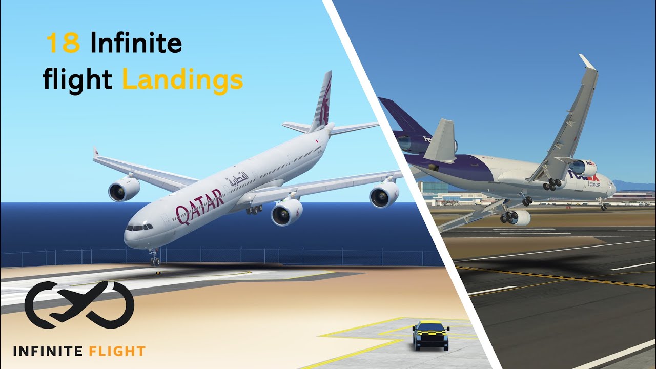 18 Types of Infinite flight Landings (funny😂)