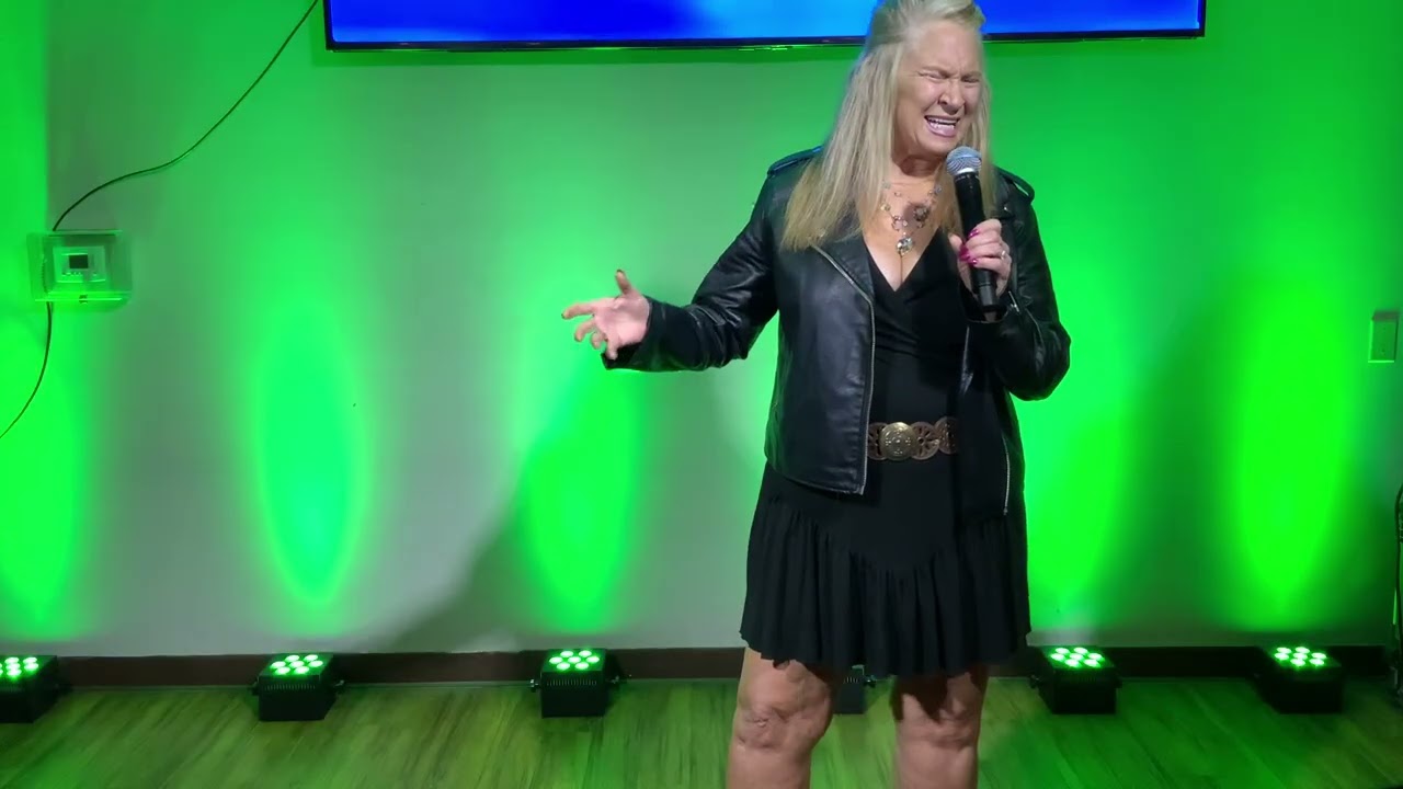 Tina W sings Nights in White Satin w/ Route 11 DJ at New Market, Va Eagles 2/27/26