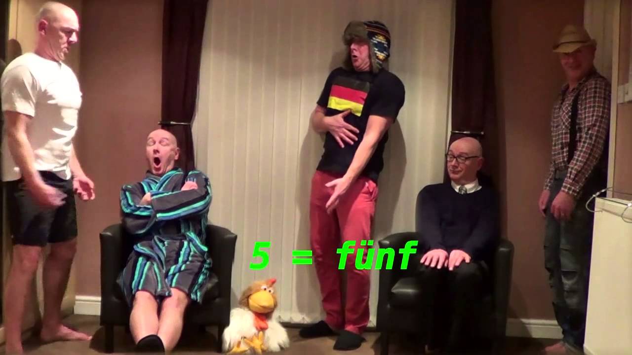 Count in German with numbers 1 - 10 | Jingle Jeff's German Language Lesson