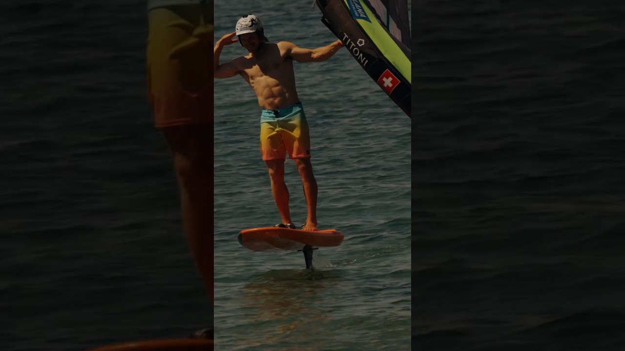 light wind session of @radiculo #wingfoil