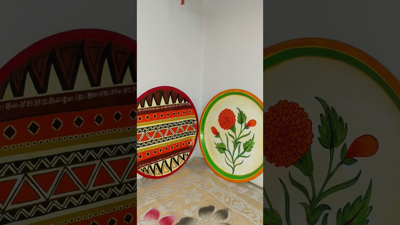 Reuse of old plates#diyplates#life is short,art it loud...