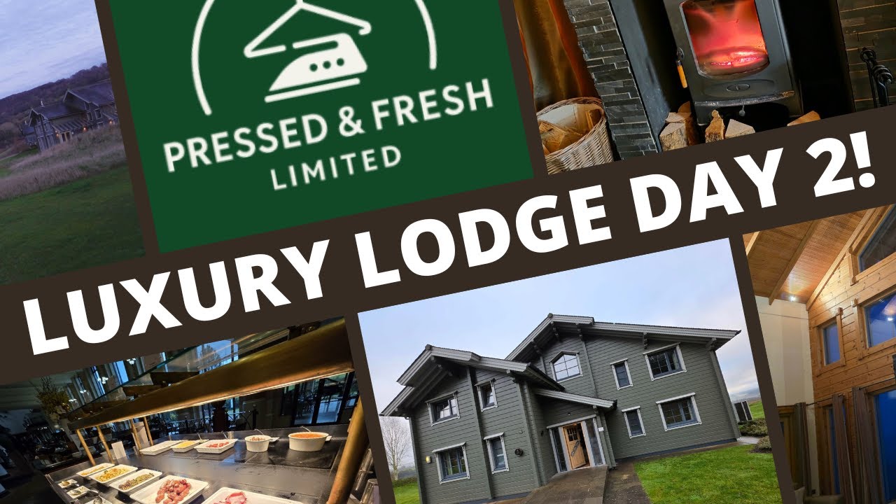 Lodge Life Day 2 | Breakfast at Celtic Manor & Pressed & Fresh Laundry Review | Hunter Lodge 7