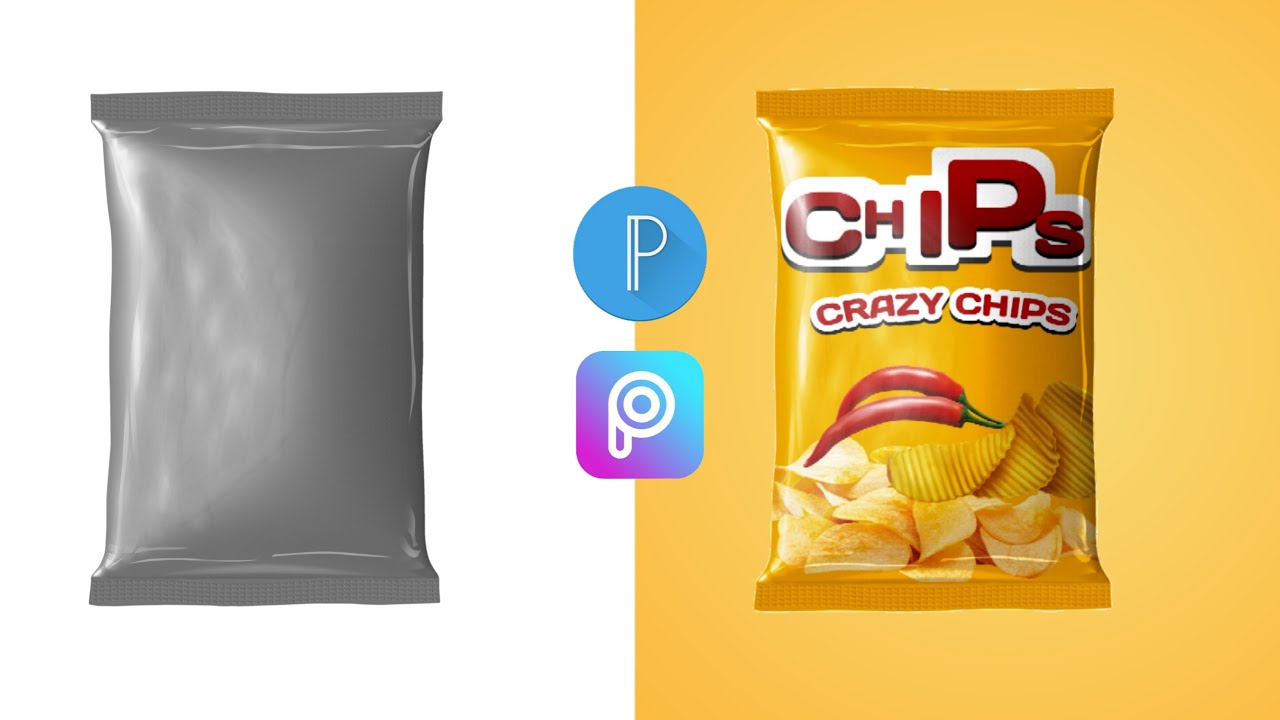 Product Packaging Design on Android Using Pixellab|Picsart