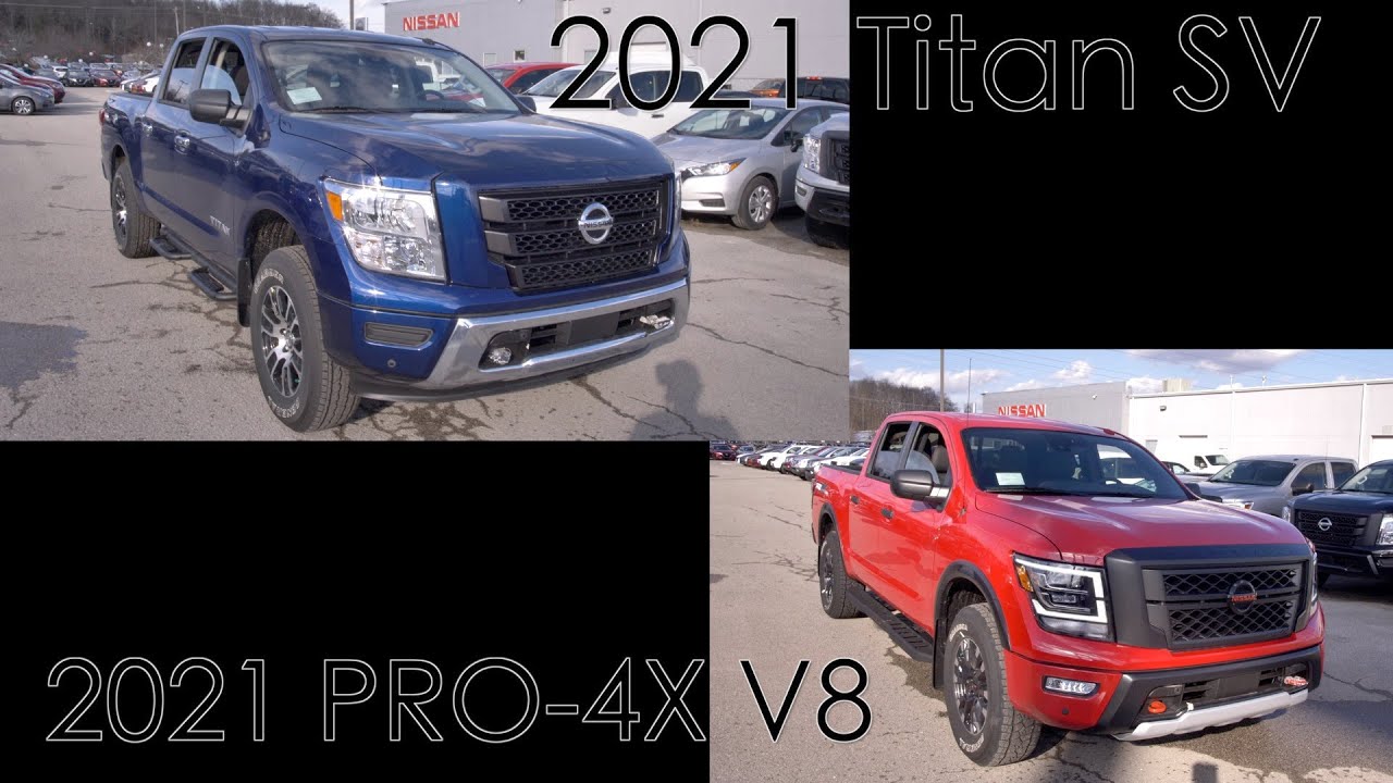 2021 Titan PRO-4X & Titan SV Comparison|Nissan of Cookeville