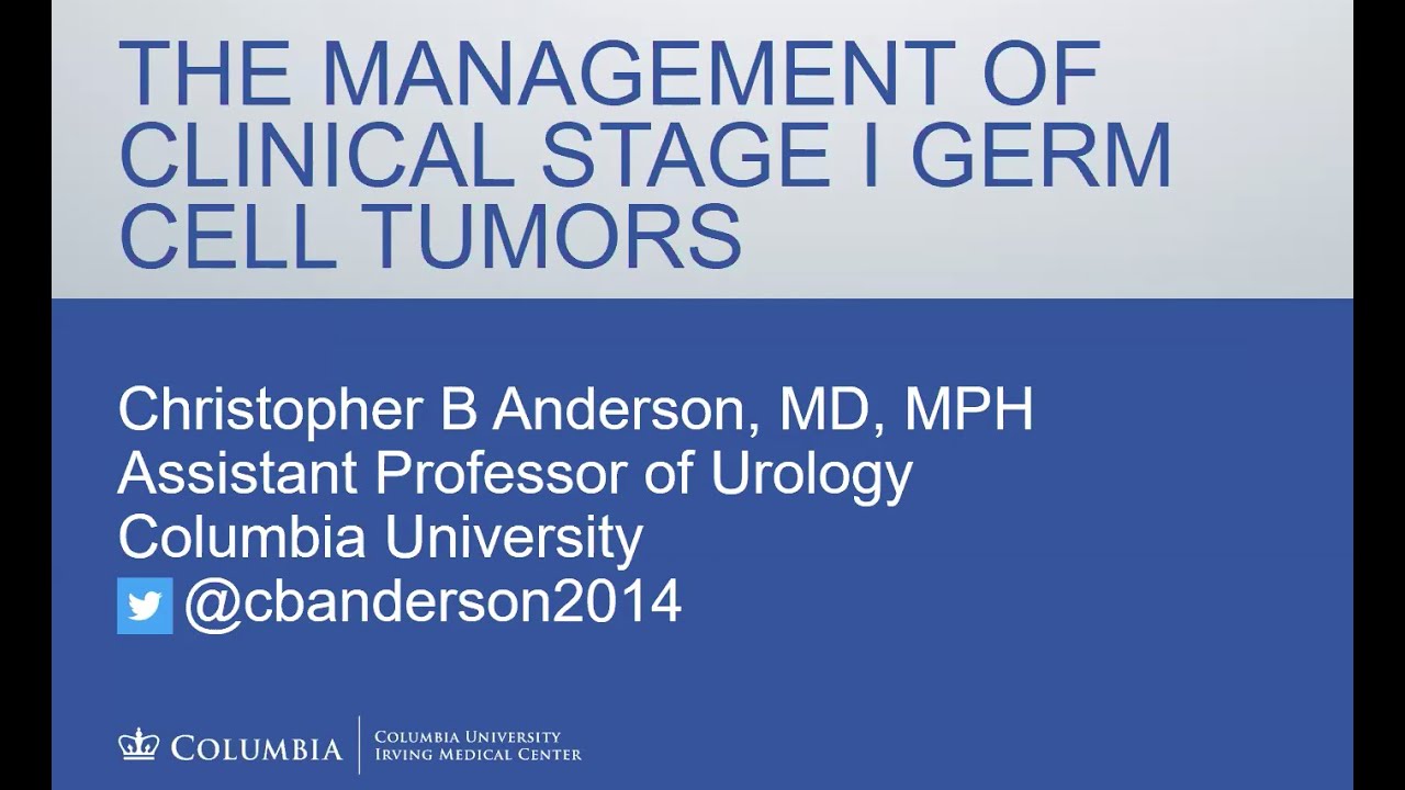 Management of Clinical Stage 1 Germ Cell Tumors - EMPIRE Urology Lecture Series