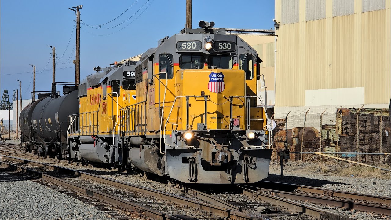 [HD] Union Pacific LOA38R Patata Switcher Chase from Los Nietos to South Gate