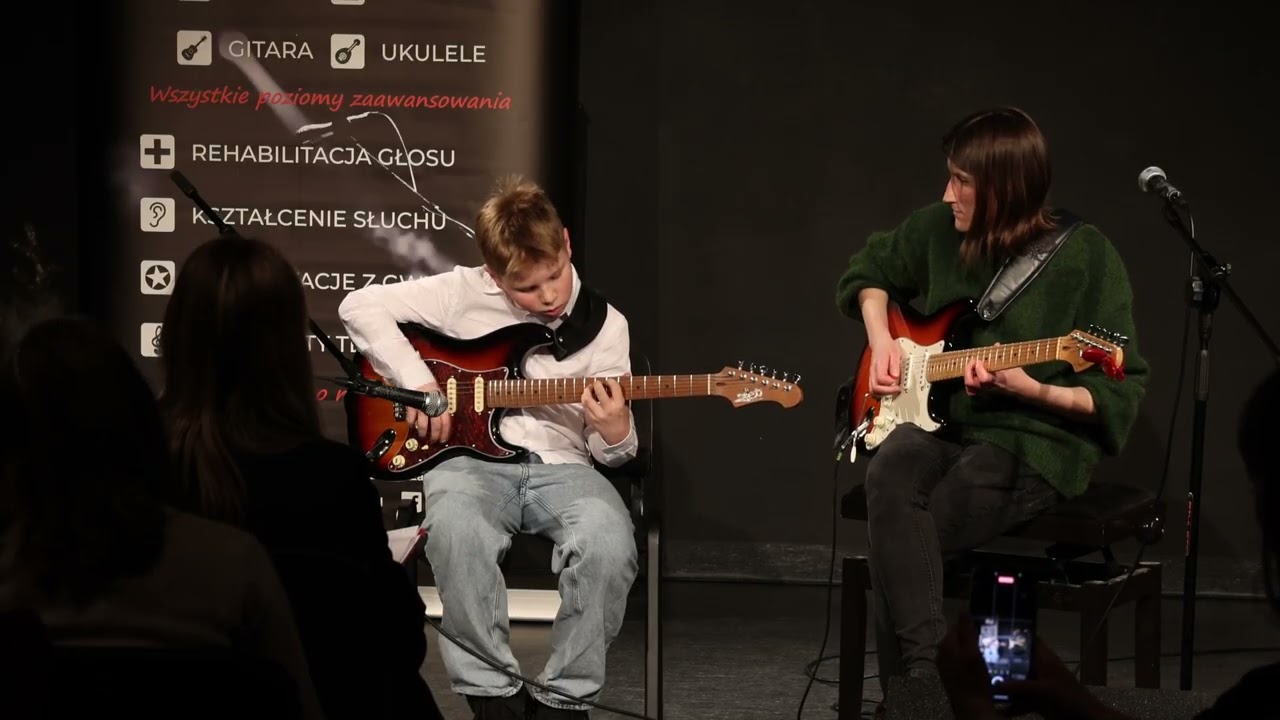 Szkoła Muzyczna Musicflow - Koncert Uczni&oacute;w - Lekcje gitary dla dzieci i młodzieży, Gdańsk