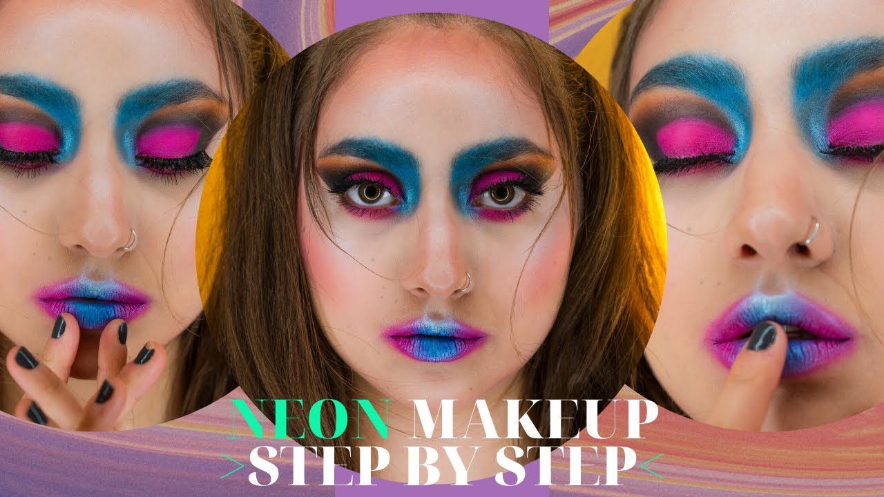 Quick Tutorial - NEON step by step Makeup | Maquillaje Editorial by Oriana Gimenez