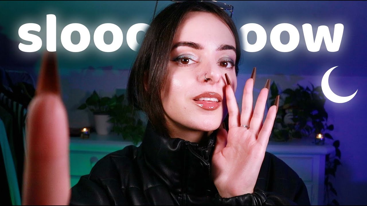 ASMR Let's Slow Down 🌙  Close Ur Eyes & Follow My Instructions 🌙 Sleepy Word Games