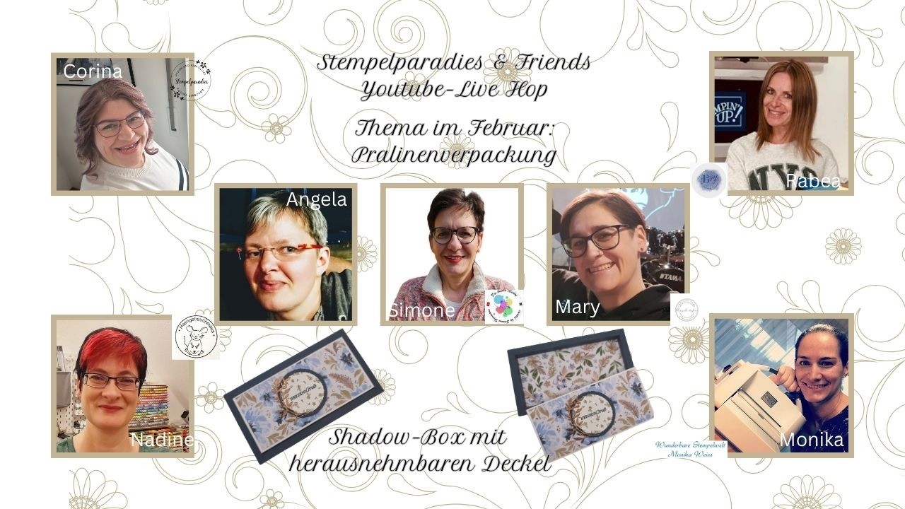 2. Stempelparadies & Friends YouTube Live-Hop | Gast Monika von Wunderbare Stempelwelt