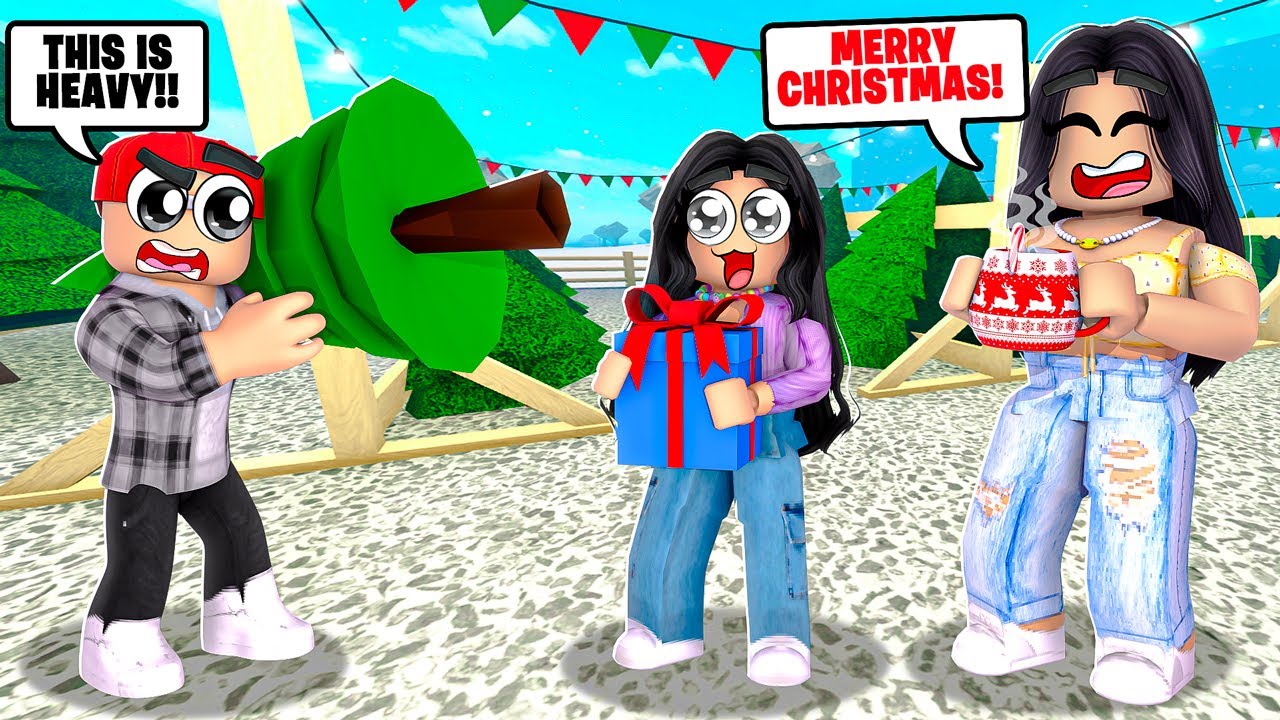 CHRISTMAS MORNING ROUTINE! - Bloxburg Family Roleplay