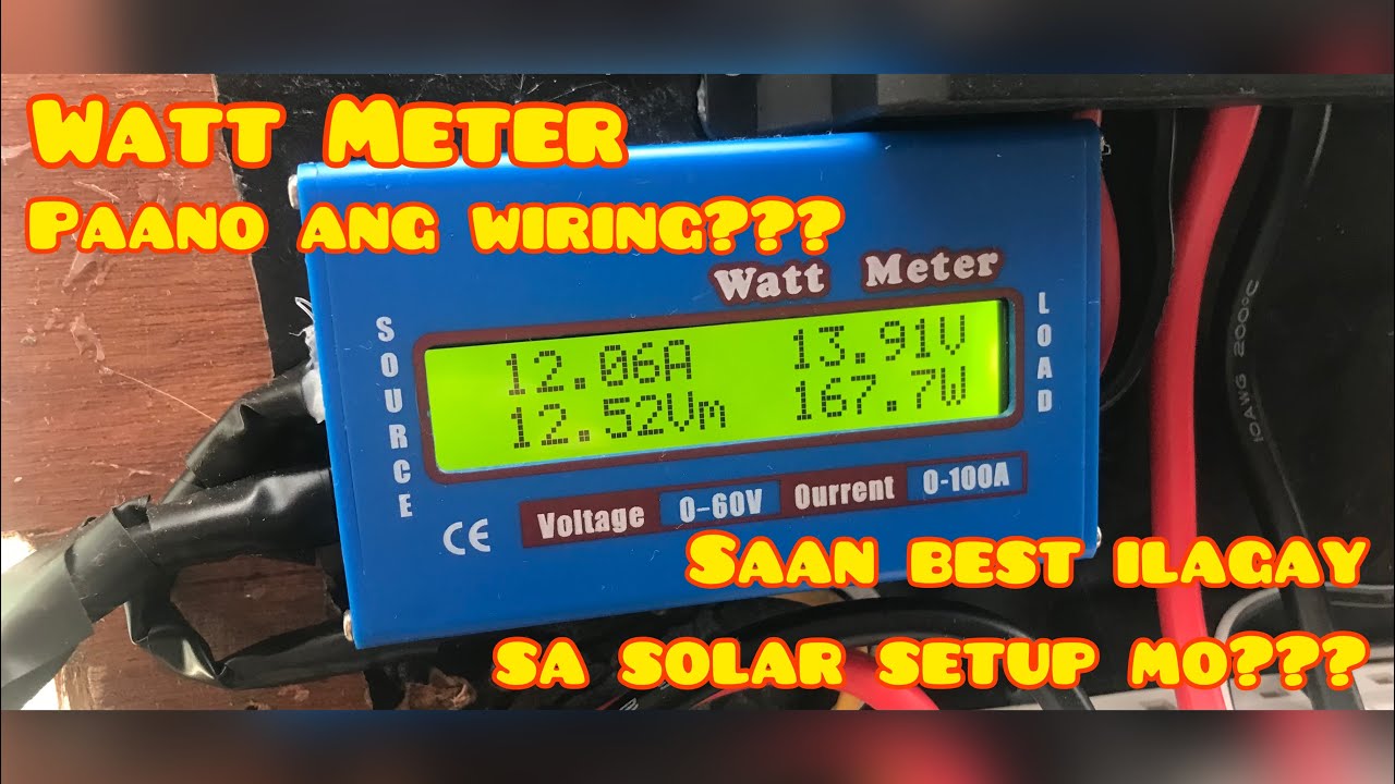 Watt Meter to Solar Setup | Wiring | Best Position in Solar Power