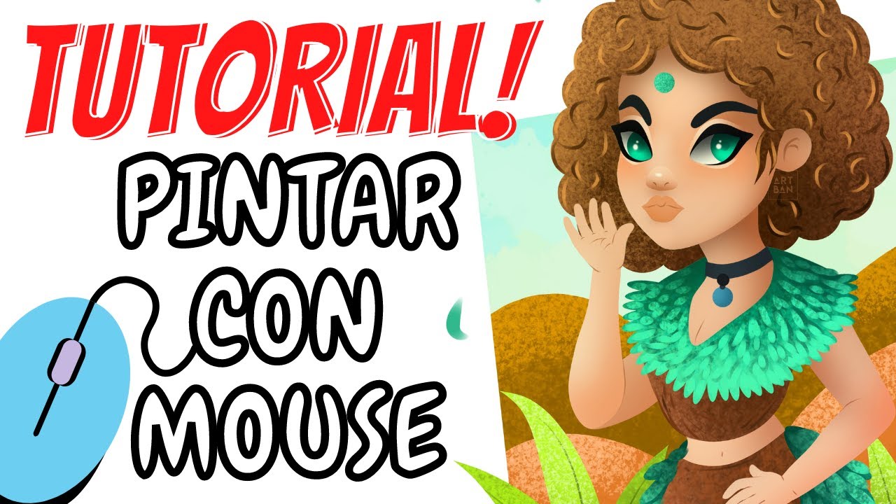 Como PINTAR con MOUSE sin usar una TABLETA GR&Aacute;FICA |  Medibang Paint | Parte 1
