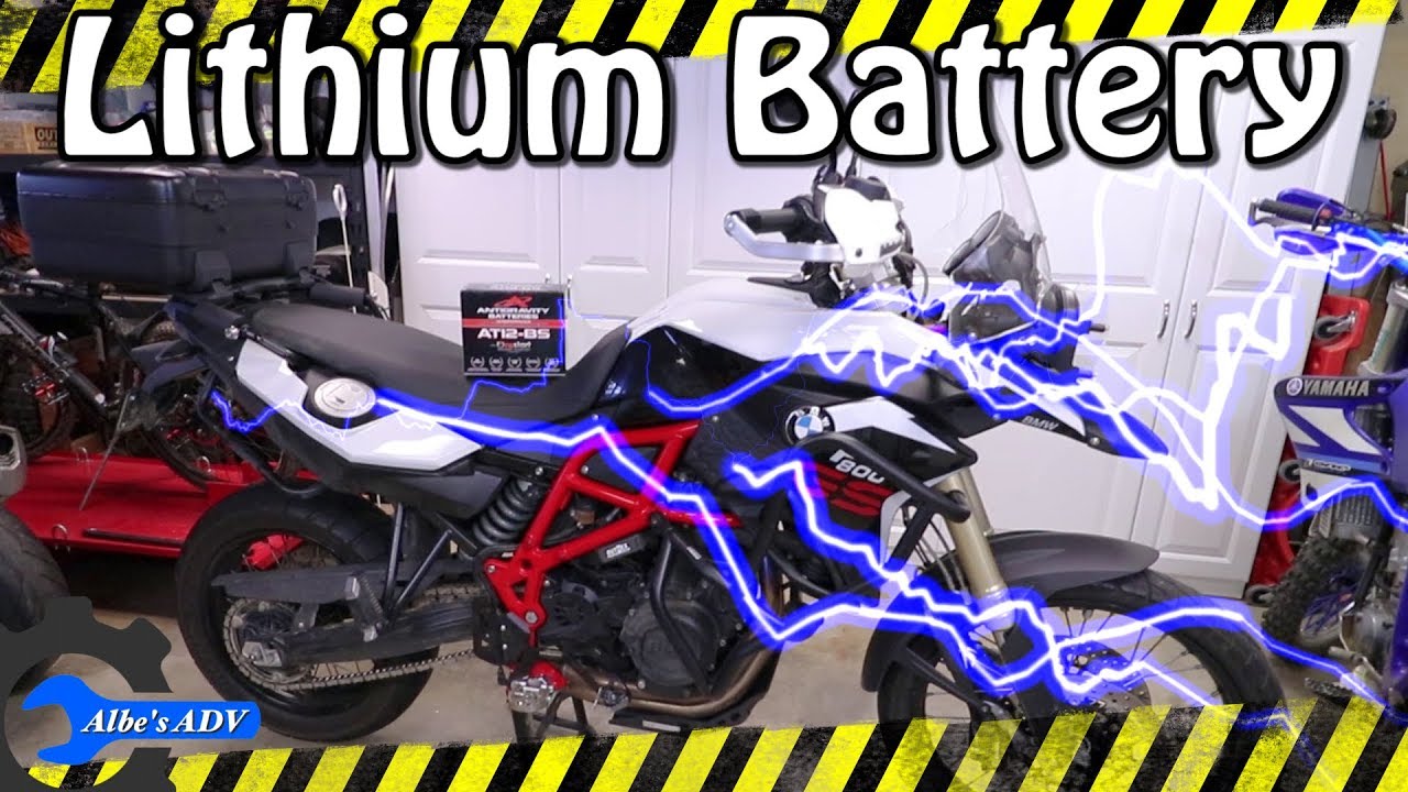 F800gs Antigravity lithium battery install