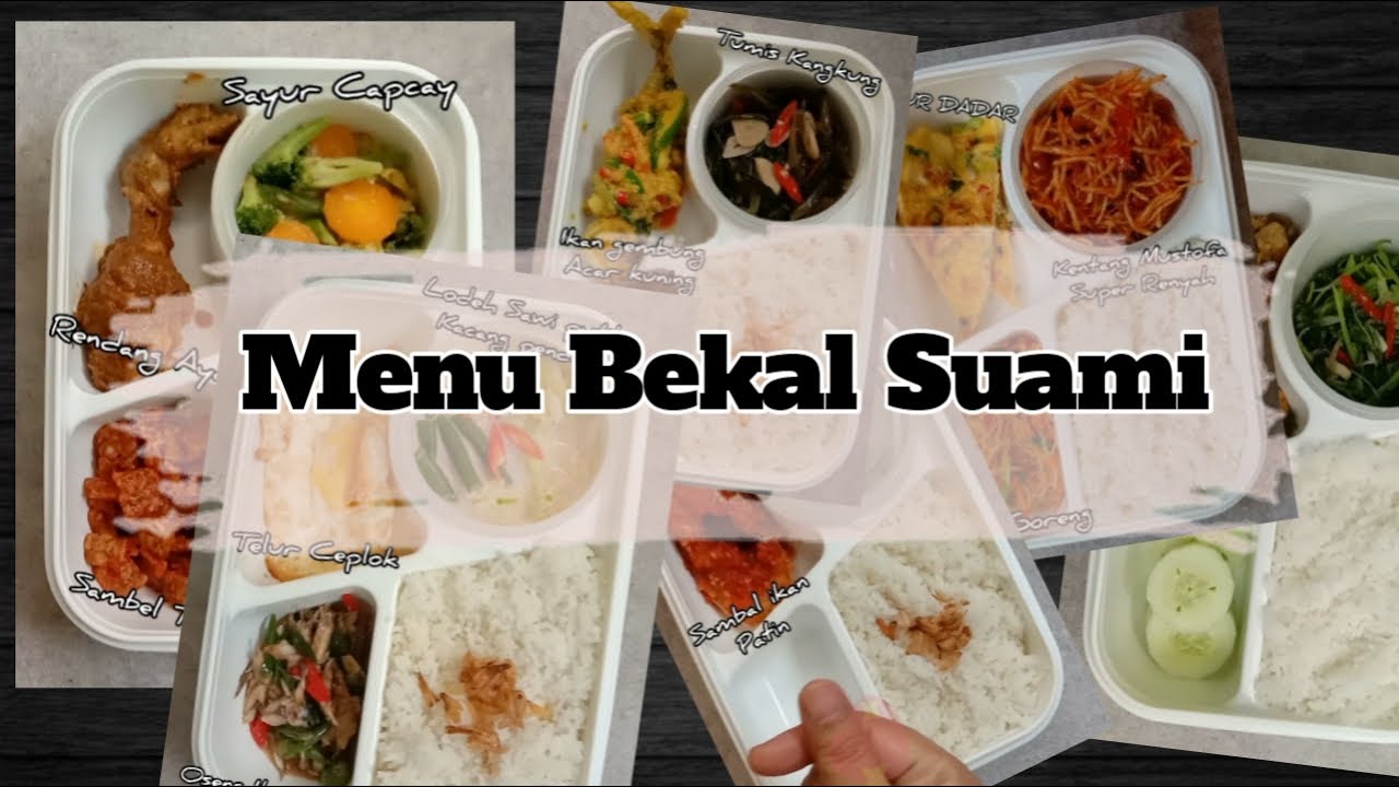 INSPIRASI MENU BEKAL SUAMI KERJA SIMPLE DAN PRAKTIS SELAMA 1 MINGGU MASAKAN RUMAHAN SEHARI HARI