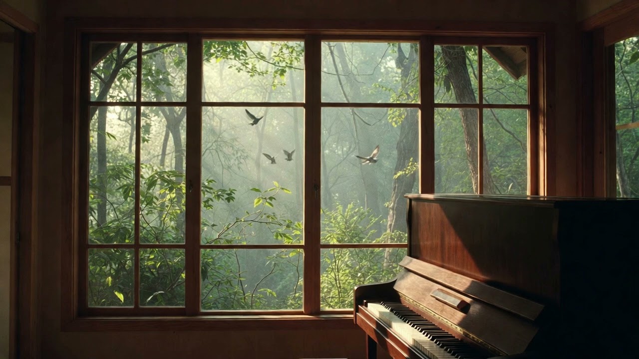 Forest Birdsong & Gentle Piano • Calm Music for Focus, Study & Deep Relaxation (1 hour)