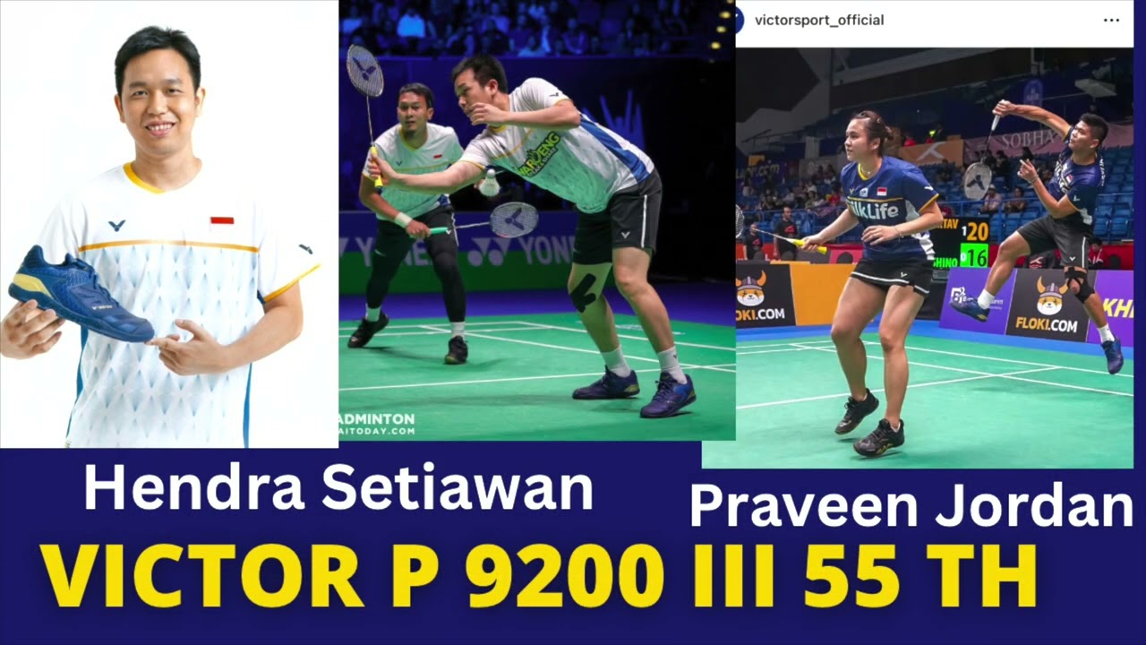 SANGAT TERBATAS!!! P 9200 III 55 TH Special Victor Anniversary Edition, Sepatu Hendra S & Praveen J