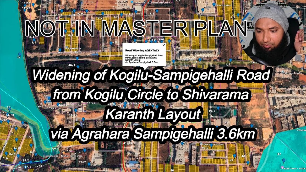 Widening of Kogilu-Sampigehalli Road from Kogilu Circle to Shivarama