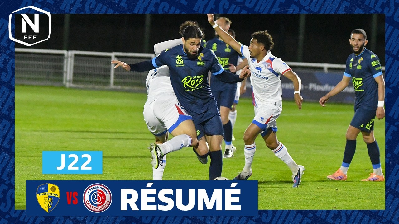 J22 I Stade Briochin - LB Châteauroux (2-0) I National FFF 2025-2026