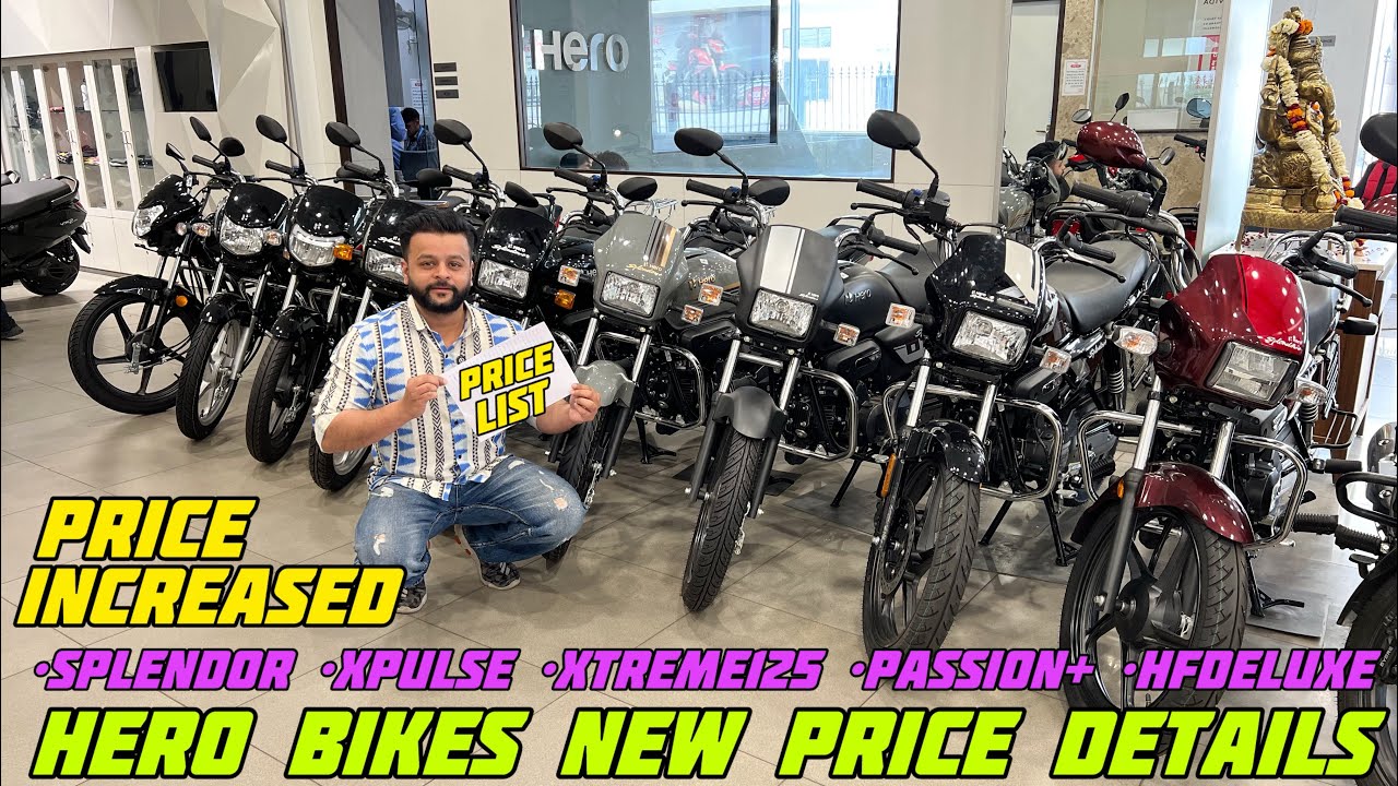 All Hero Bikes Price Increased 😳| 2026 All Hero Bikes New Price List | 2026 Hero Splendor Plus  