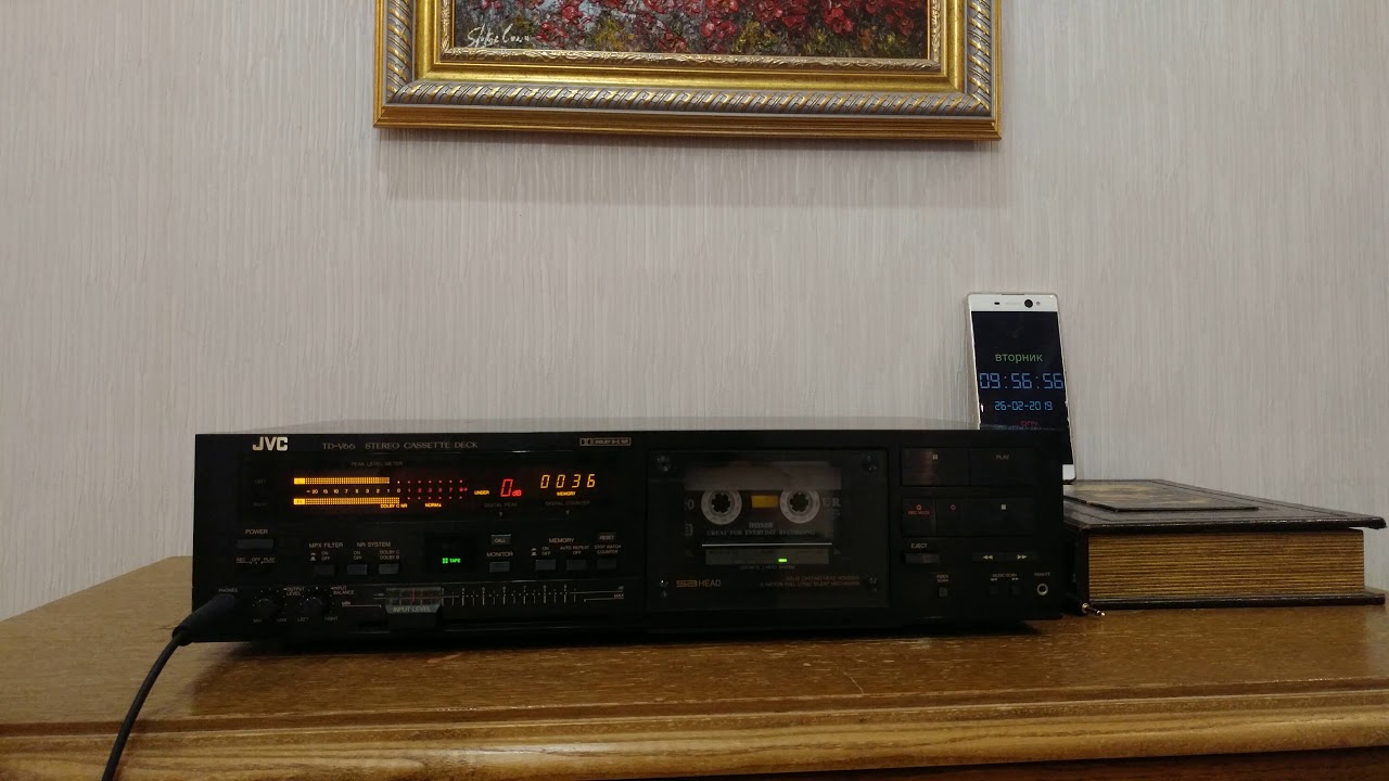 Виктор  victor JVC TD-V66 #лучшаякассетнаядека20века  по версии компании    JVC