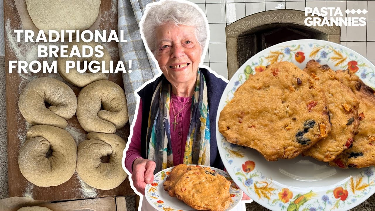 Discover Puglia Breads Made by Concettina in Her Wood-fired Oven!