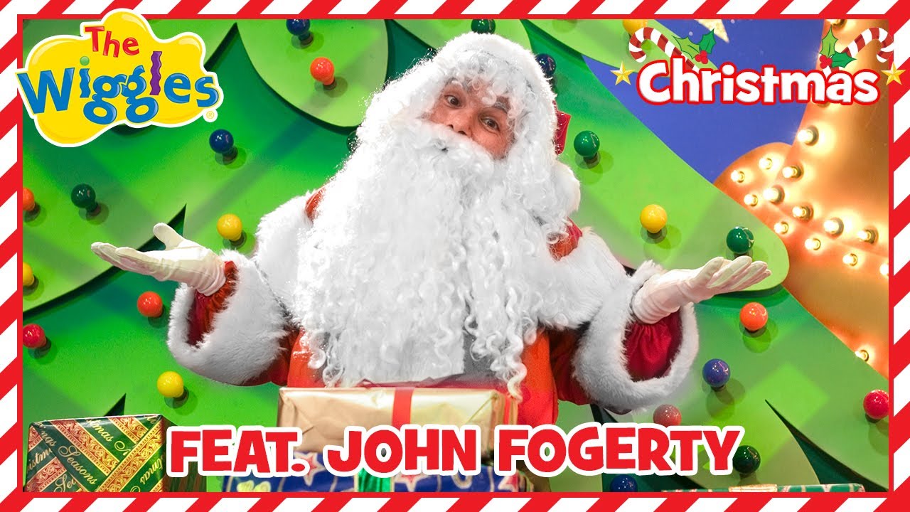 Great Big Man in Red 🎅 The Wiggles + John Fogerty 🎄 Santa Claus 🎁 Family Christmas Song