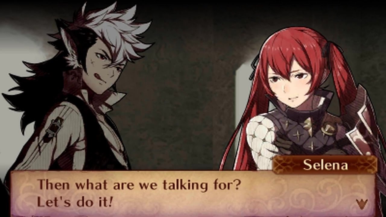 Fire Emblem Fates: Conquest - Selena & Keaton Support Conversations