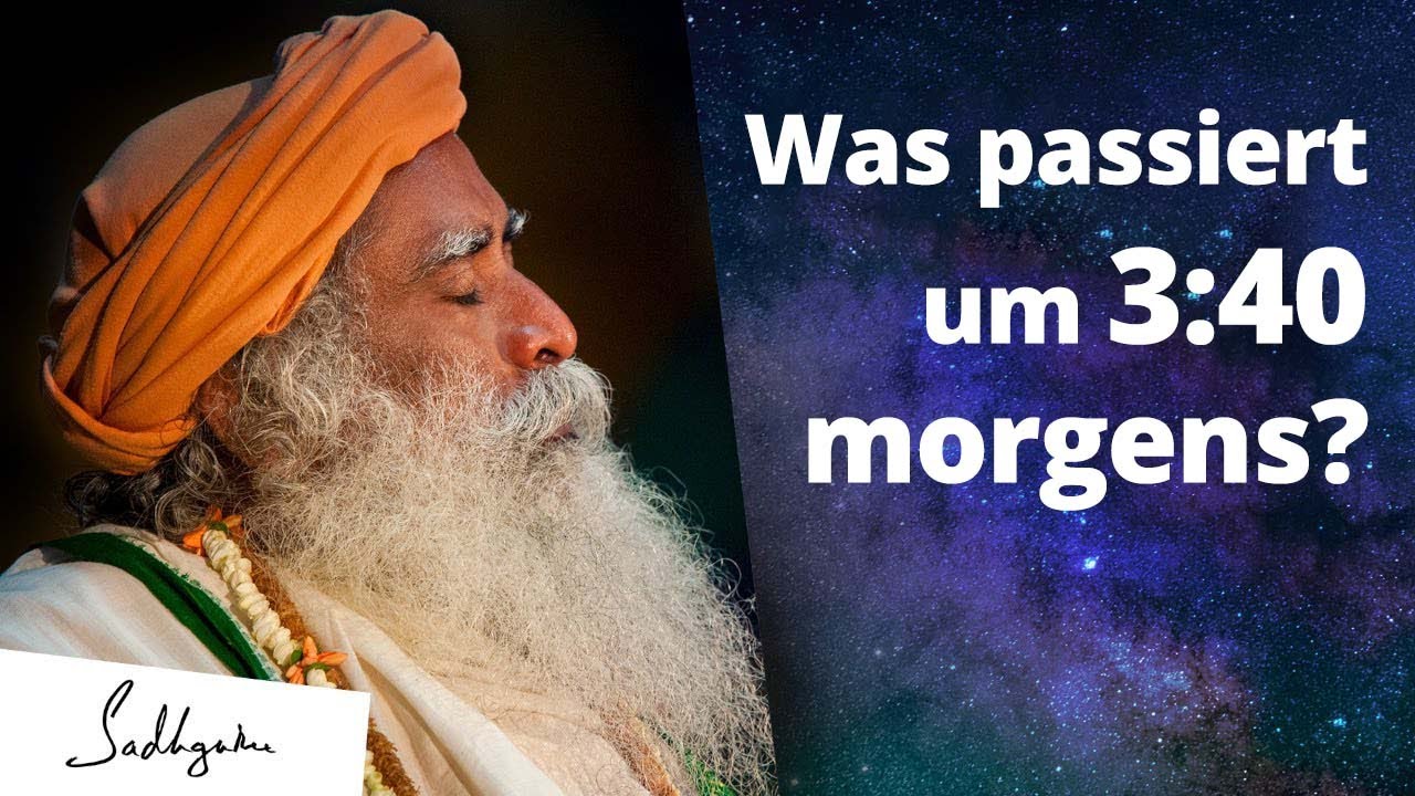 Etwas Phänomenales geschieht um 3:40 morgens
