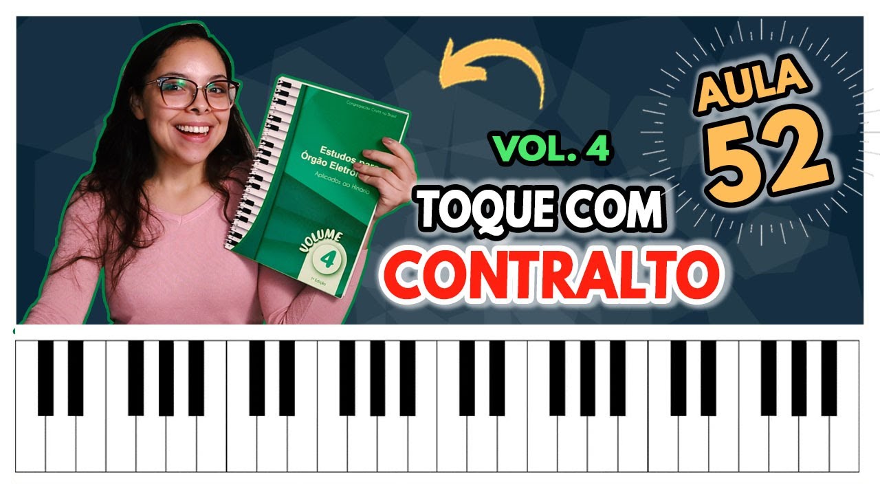 AULA 52 - Exercício prático para tocar Hinos com contralto + Coro 3