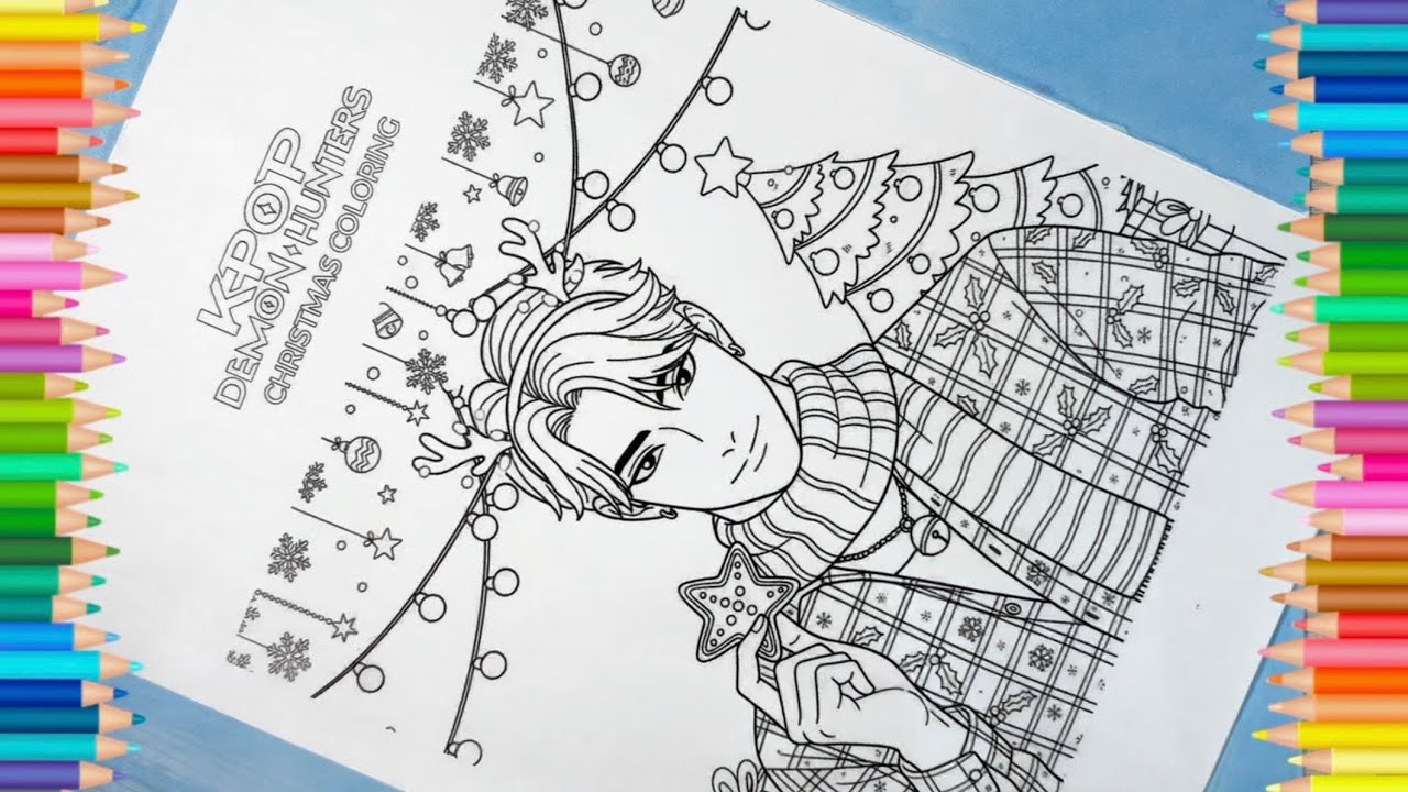 New KPop Demon Hunters Coloring Pages / How to Color  Joni / NCS MUSIC New Year