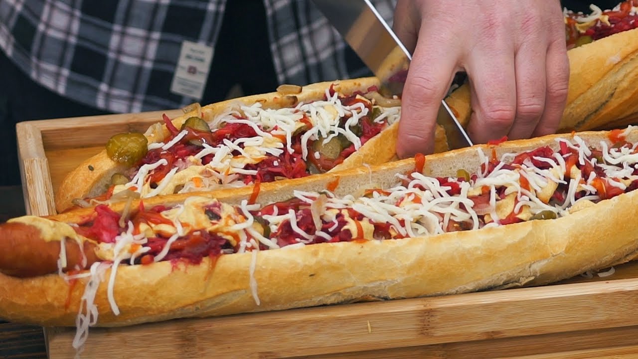 London STREET FOOD - Long ,, HOT DOG''  !!!  Domowy Hot dog  !! / Oddaszfartucha