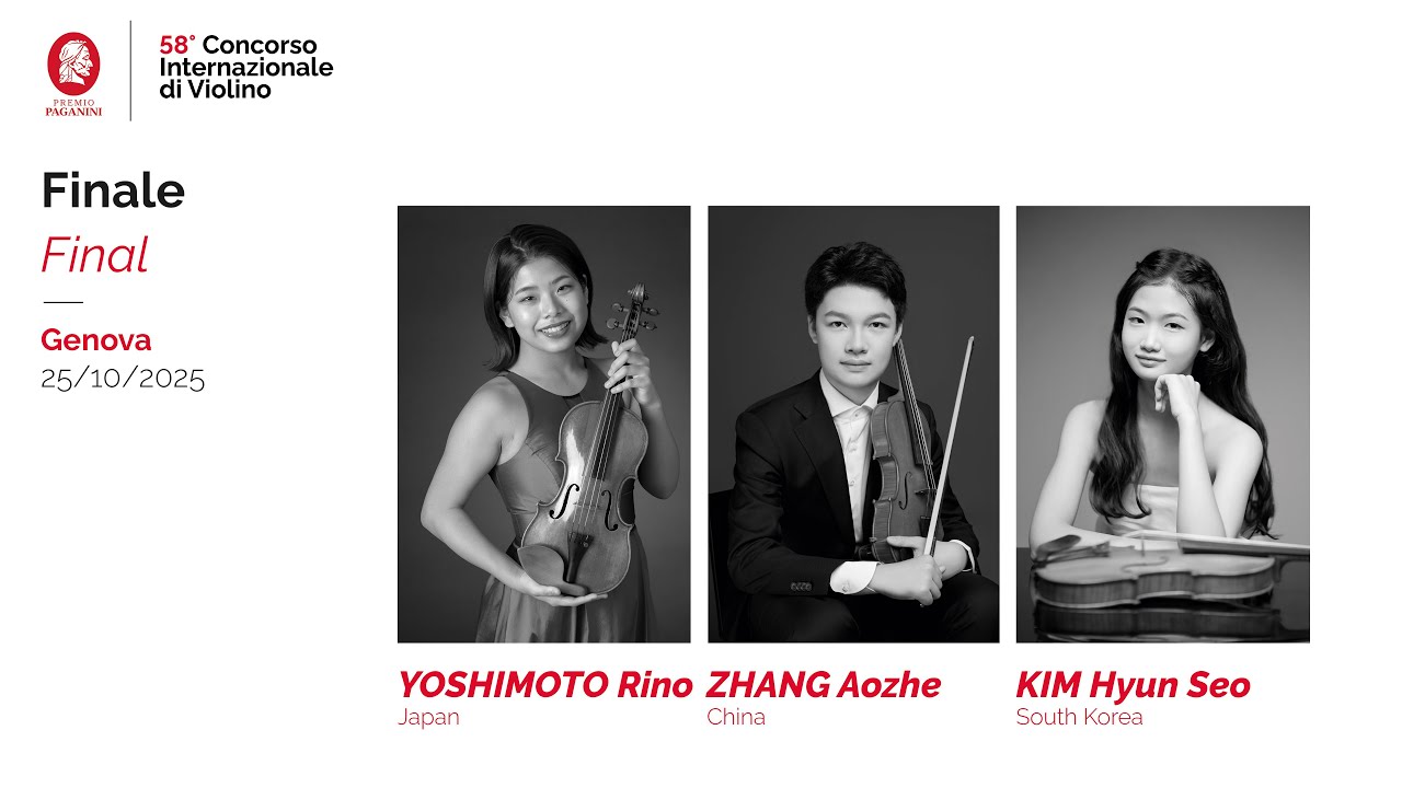The 58th International Violin Competition “Premio Paganini” - FINAL, 25.10.2025