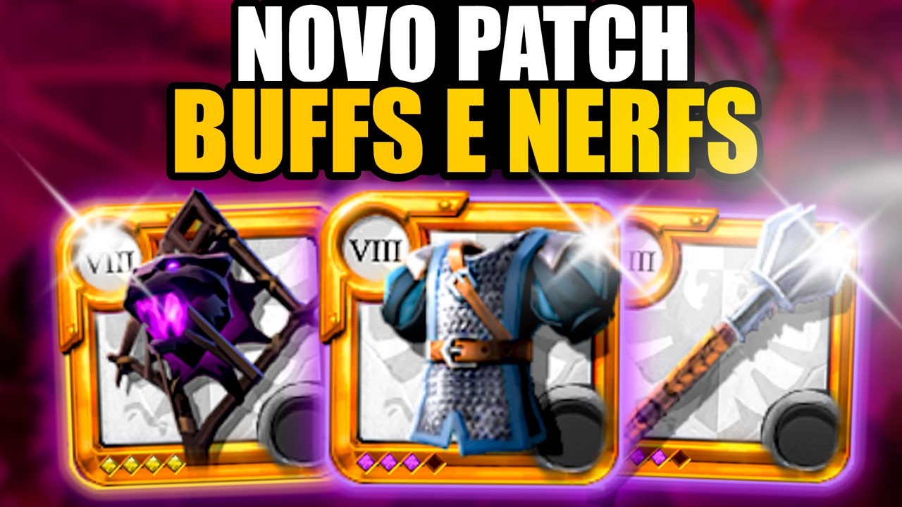O META ACABOU? 😳 Novo Patch Cheio de Buffs e Nerfs - Albion Online