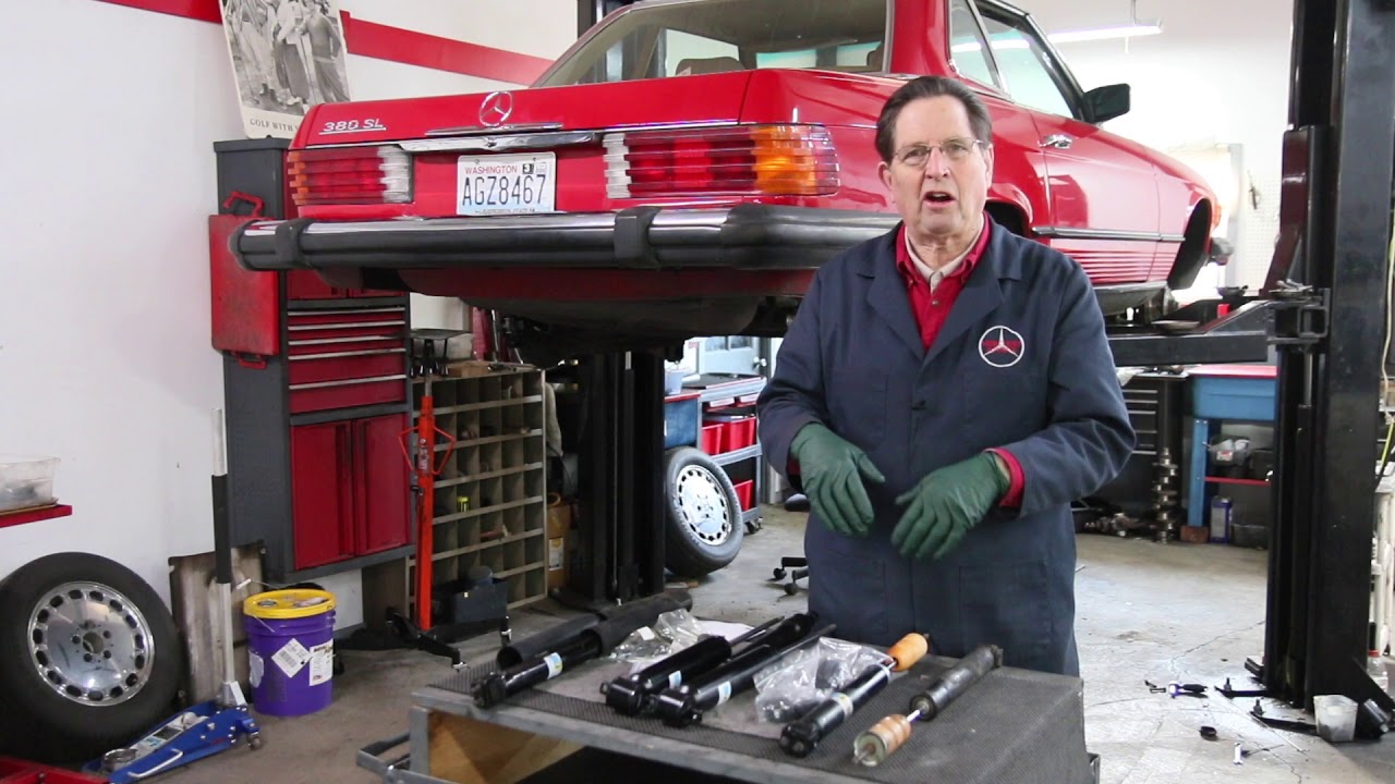 Classic R107 SL Repair Series Part 9: Why New Shock Absorbers? DIY? YES!