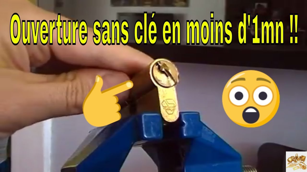 👉 Crochetage cylindre Vachette V5 en moins d'1mn ! 😮