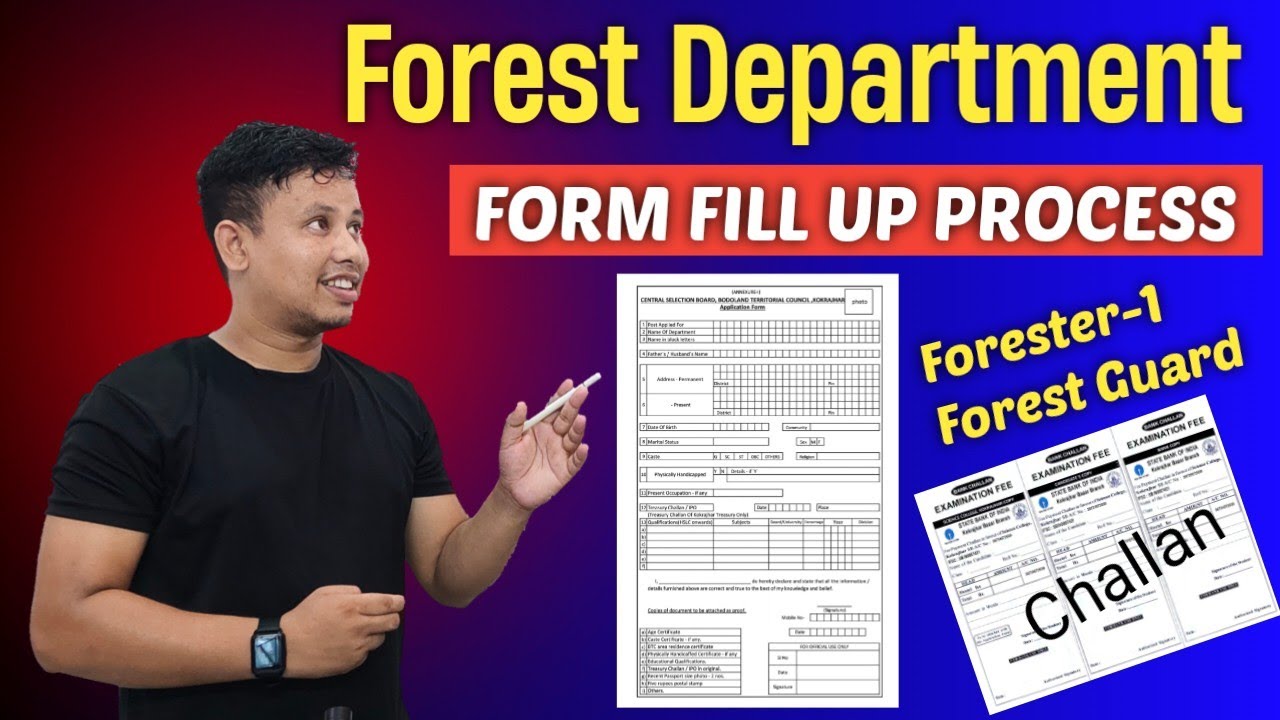 BTC Forest Recruitment 2024 Form Fill Up - Forester and Forest Guard | Btr Forest Guard Form Fill Up