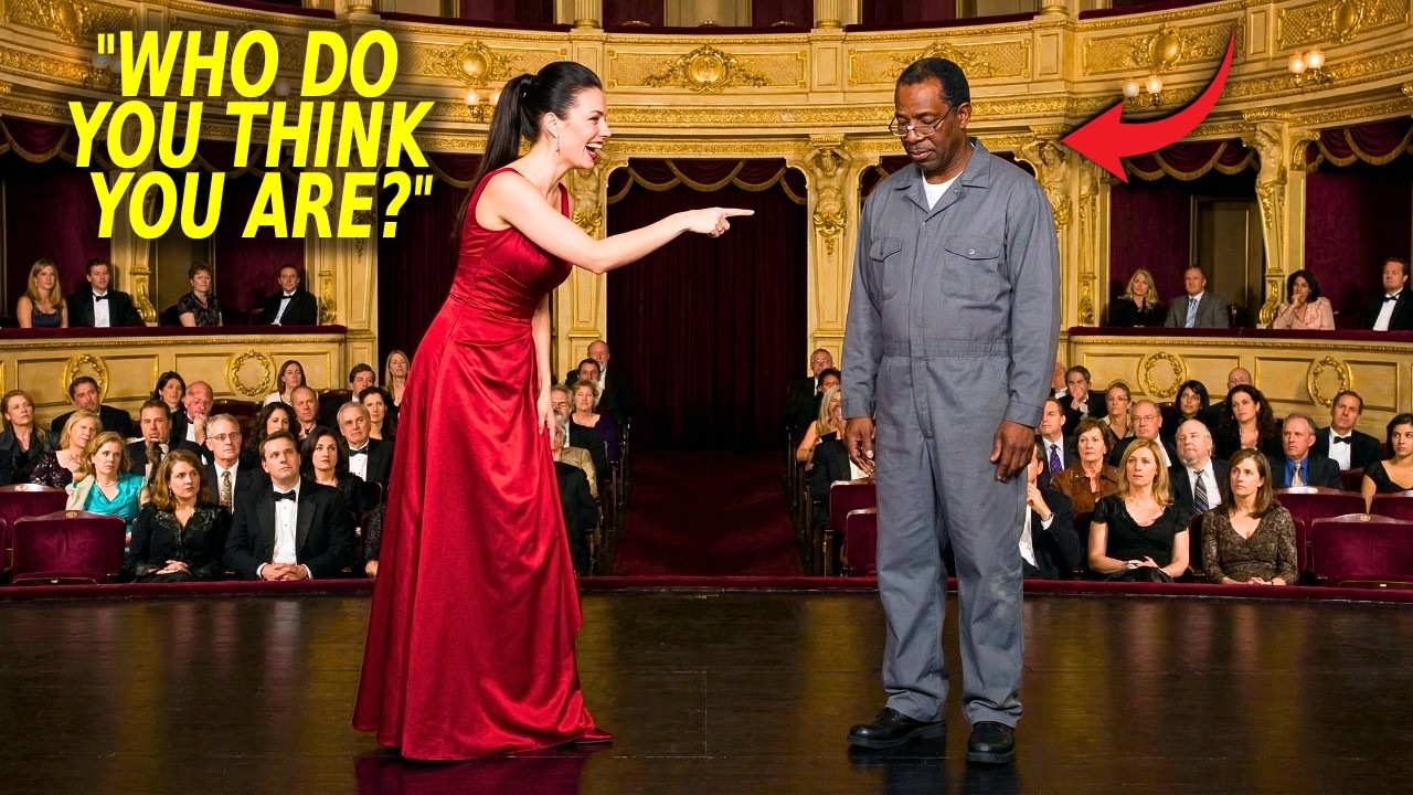 Famous Singer Forced Janitor to Sing Solo to Mock Him - But He Hits Notes She Never Could