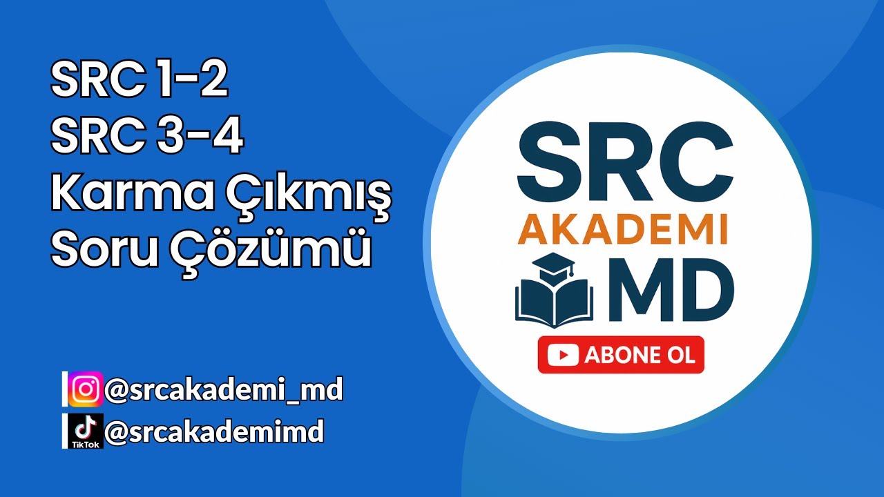 SRC 1-2-3-4 Çıkmış Soru Çözümü | Püf Noktalar ve  Sınav Tüyoları | Sınav Taktikleri | 2025 Güncel#3