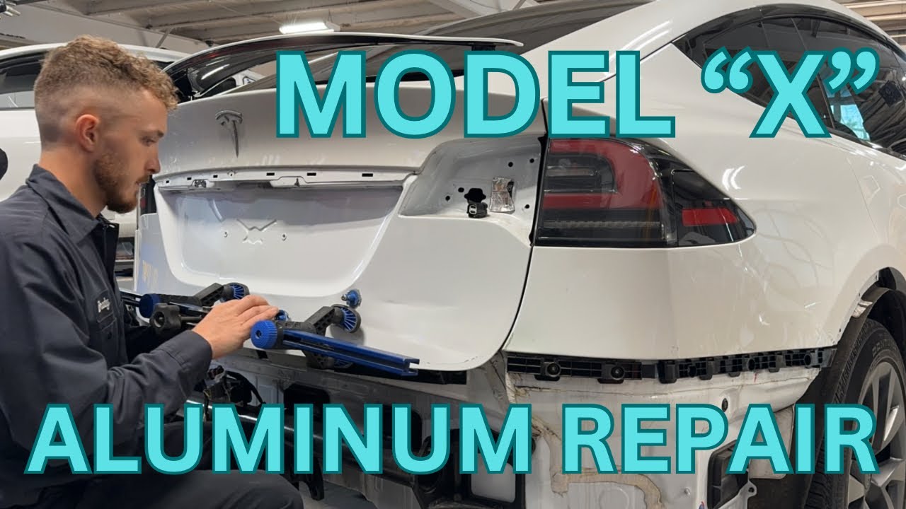 TESLA MODEL X LIFT GATE REPAIR - ALUMINUM