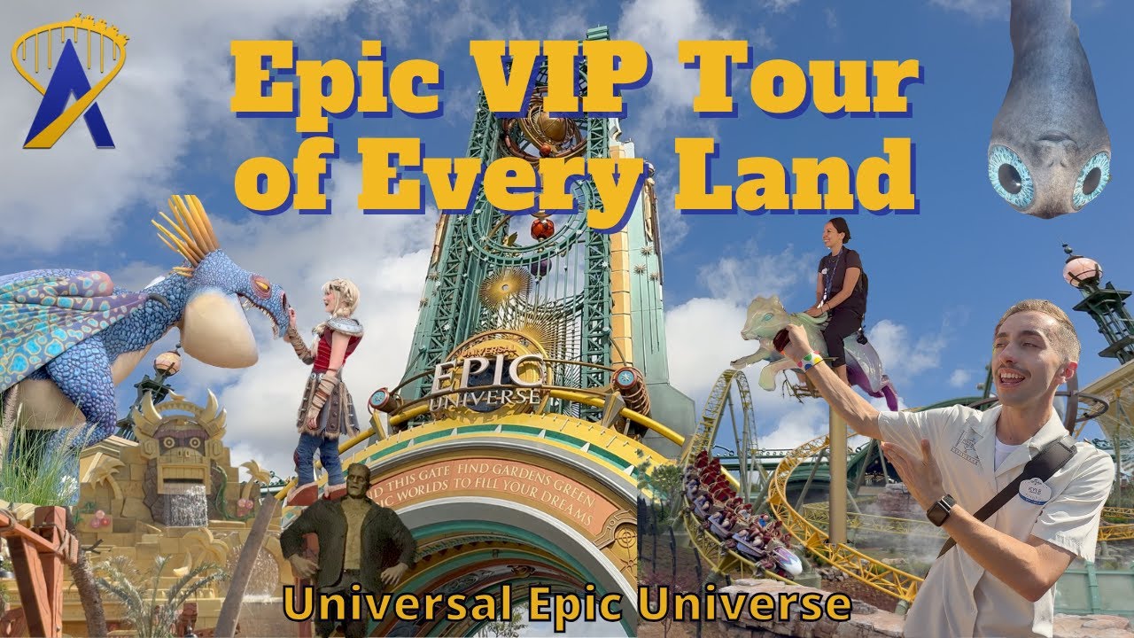 Full VIP Guided Tour of Epic Universe Theme Park