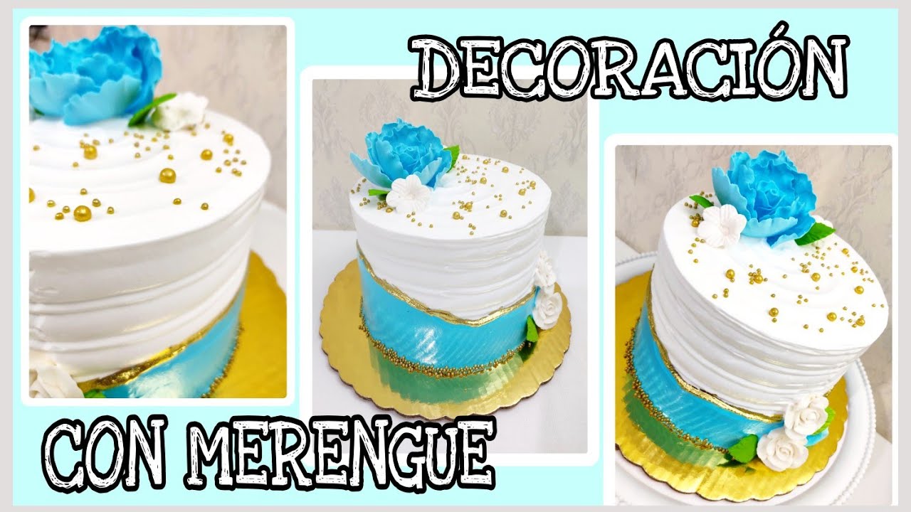 DECORANDO UN PASTEL | UTILIZANDO MERENGUE ITALIANO | THE CHAMO'S CAKE