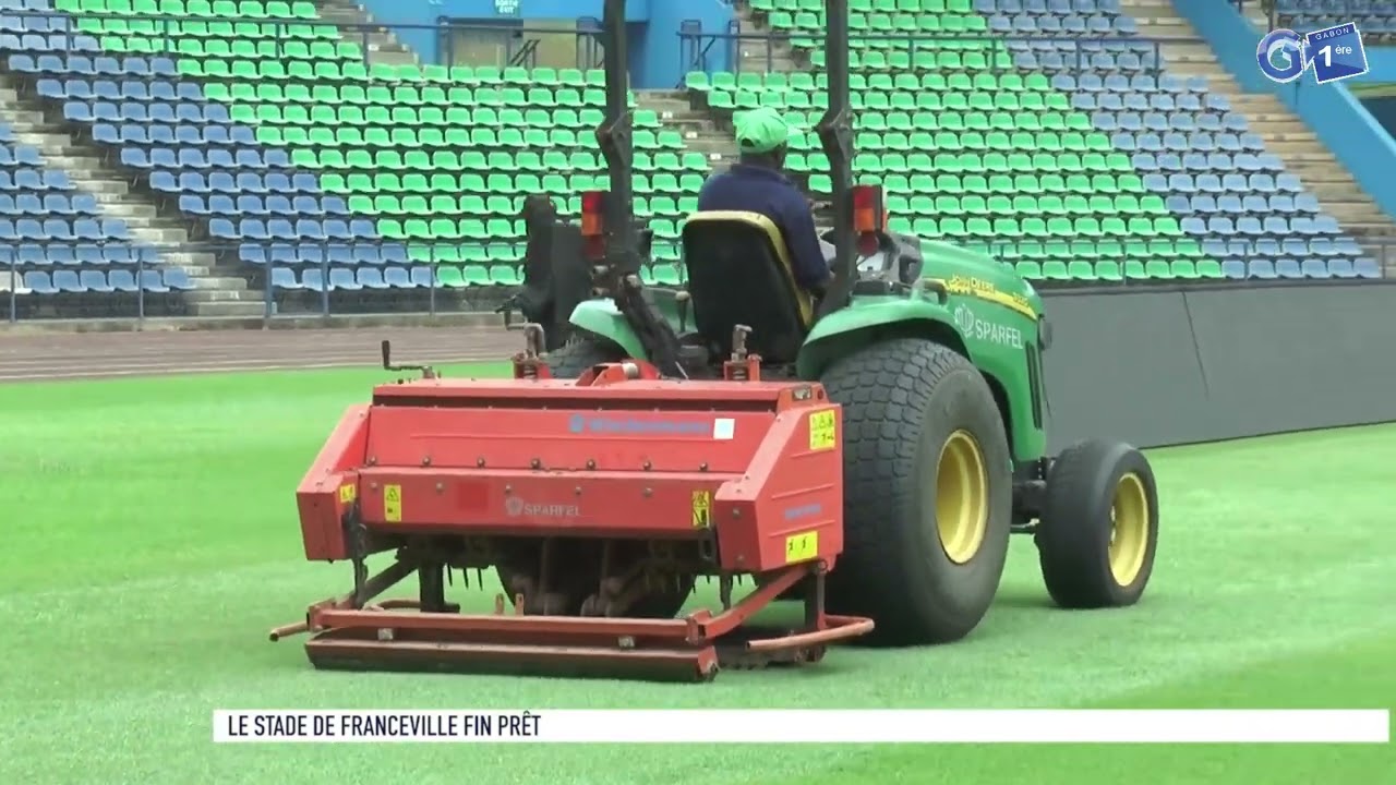 Le stade de Franceville fin prêt.