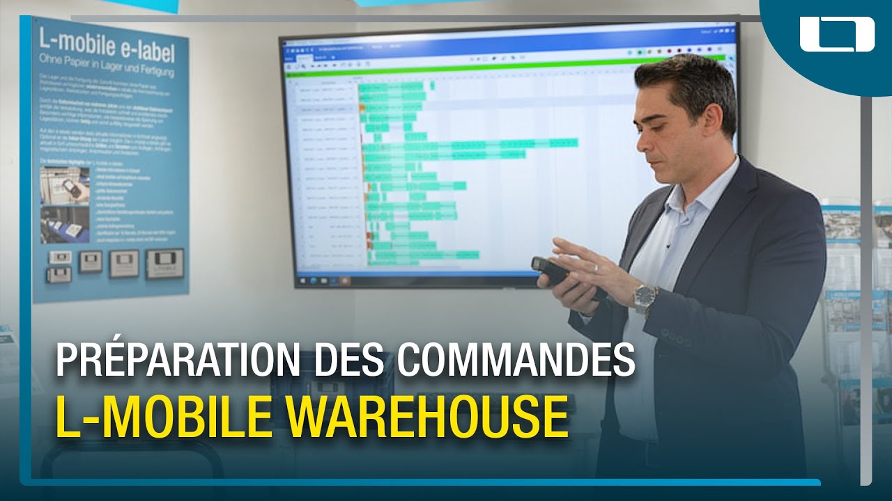 Préparation de commandes numérisée pour la production (prélèvement) | Visite de la digital factory