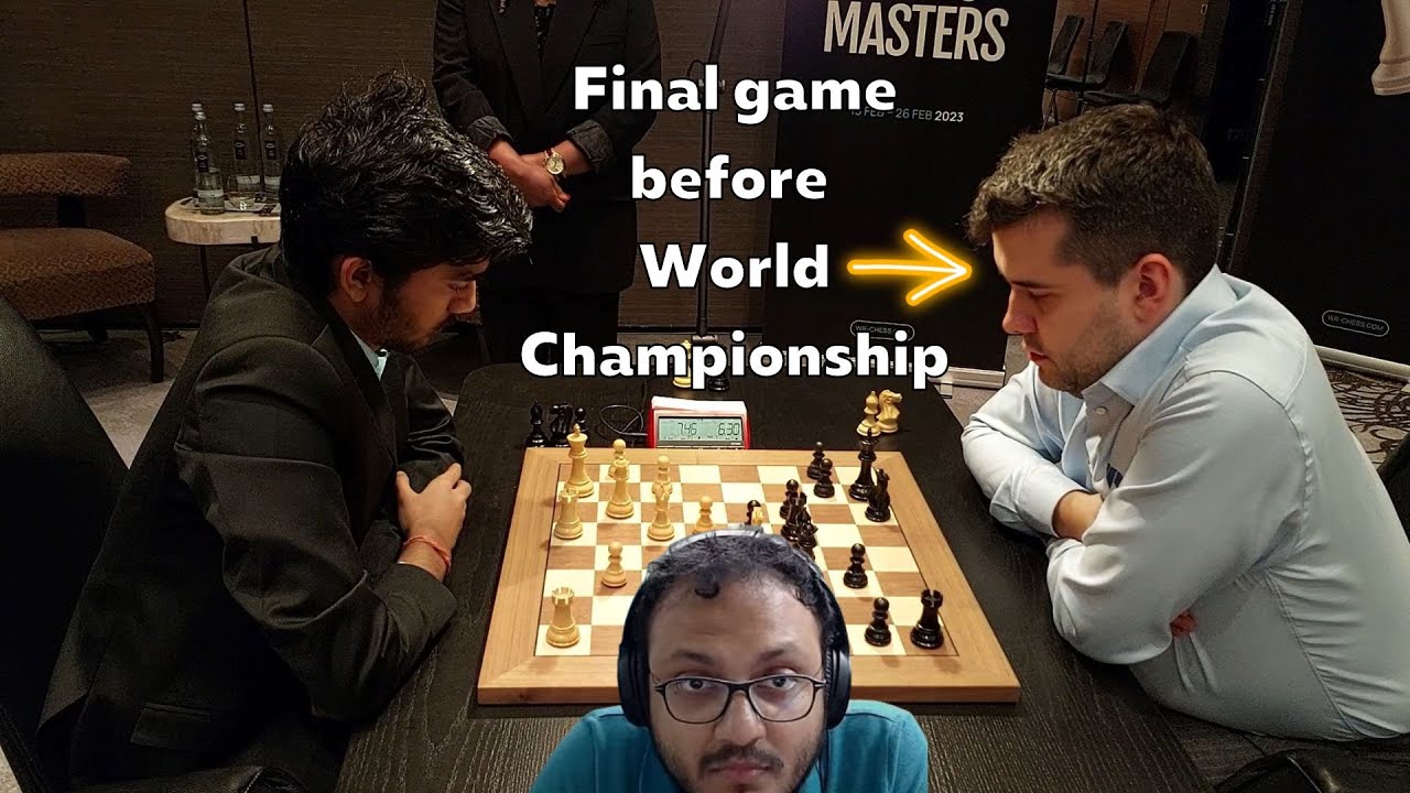 Gukesh beats Nepo in his last competitive game before World Championship 2023